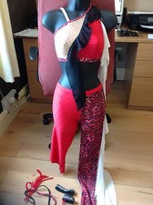 STUNNING USED DANCE COSTUME ,traveller rigout,,latin,disco,slow B4