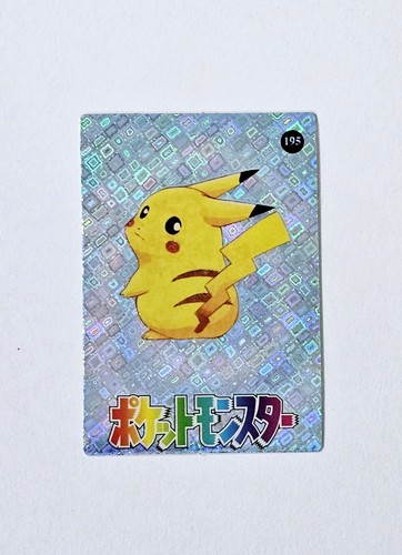 Vintage Pokémon Vending Card, Japanese Pikachu #195/ #193 - Picture 2 of 7