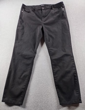 Buffalo David Bitton Women's Jeans Black Sz 16/36 Hanna High Rise Skinny Stretch