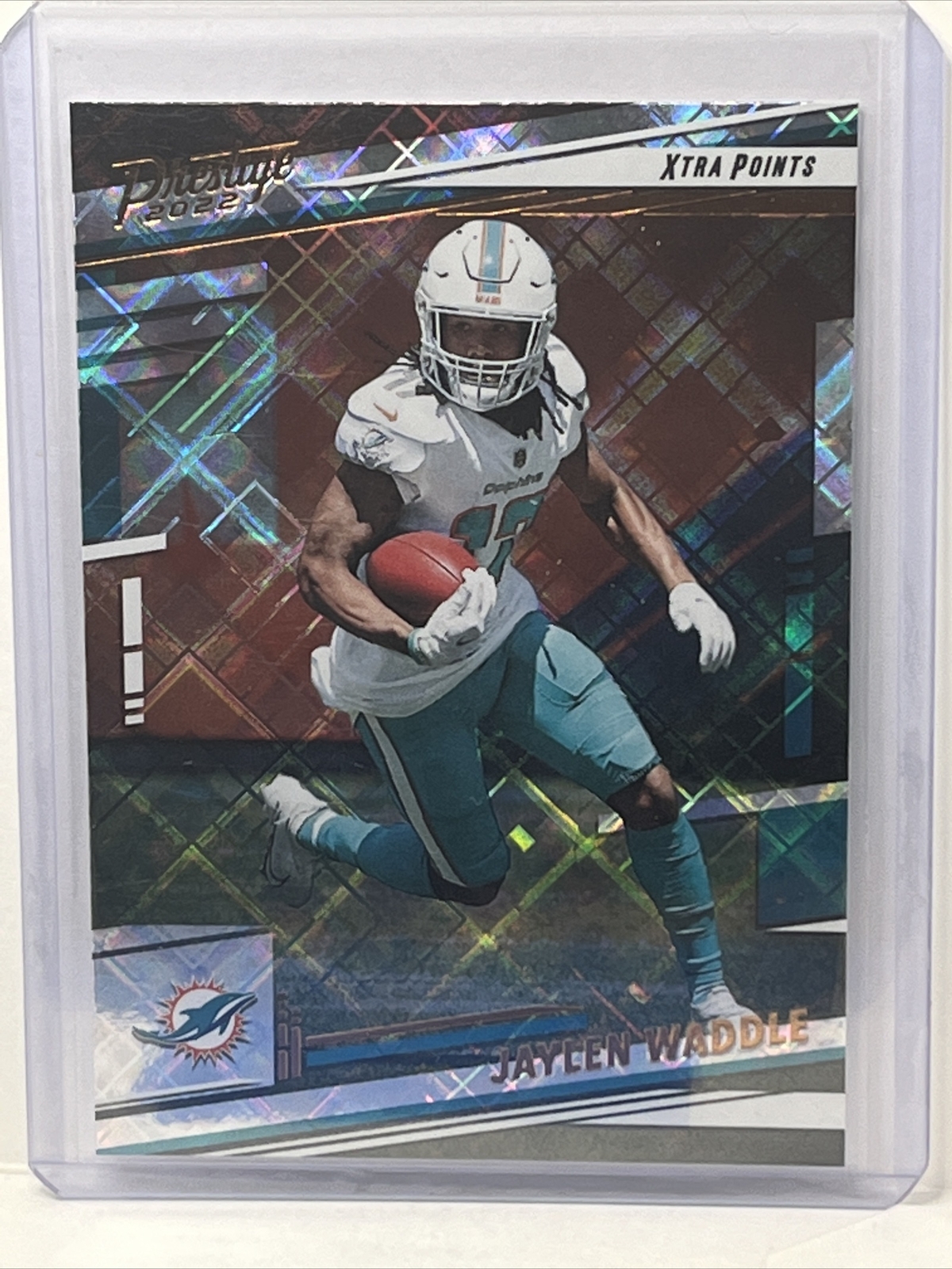 Miami Dolphins - Jaylen Waddle - 2022 Prestige - Xtra Points Diamond - #182