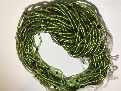 2 X Perline Cravatta in Vita|Catena Pancia Cintura 43”Multicolore Stringa Gas. - Foto 2 di 4