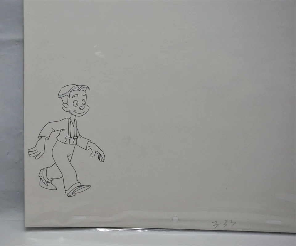 De Volta para o Futuro: Série Animada Esboço a Lápis Desenhado à Mão de Jules Brown #03 - Imagem 2 de 3