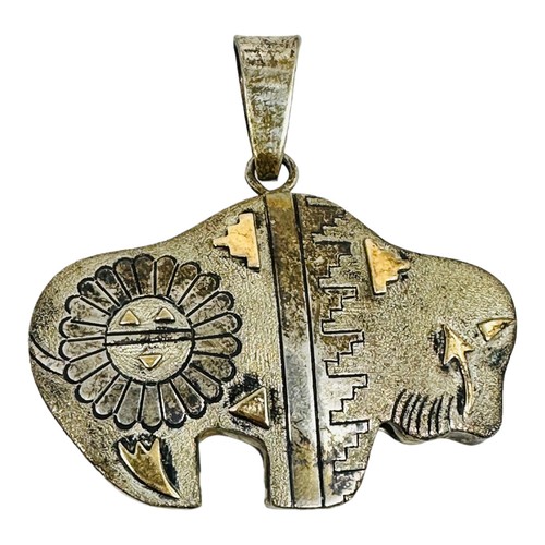 インディアンジュエリーLee・Bennet ベアー 14k&Silver