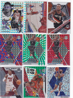2019-20 Panini Mosaic cards | Base, Prizms, Rookies, & Inserts