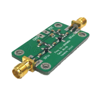 0.1-2000MHz Gain 60dB RF Broadband Amplifier Module DC 6-12V LNA Board