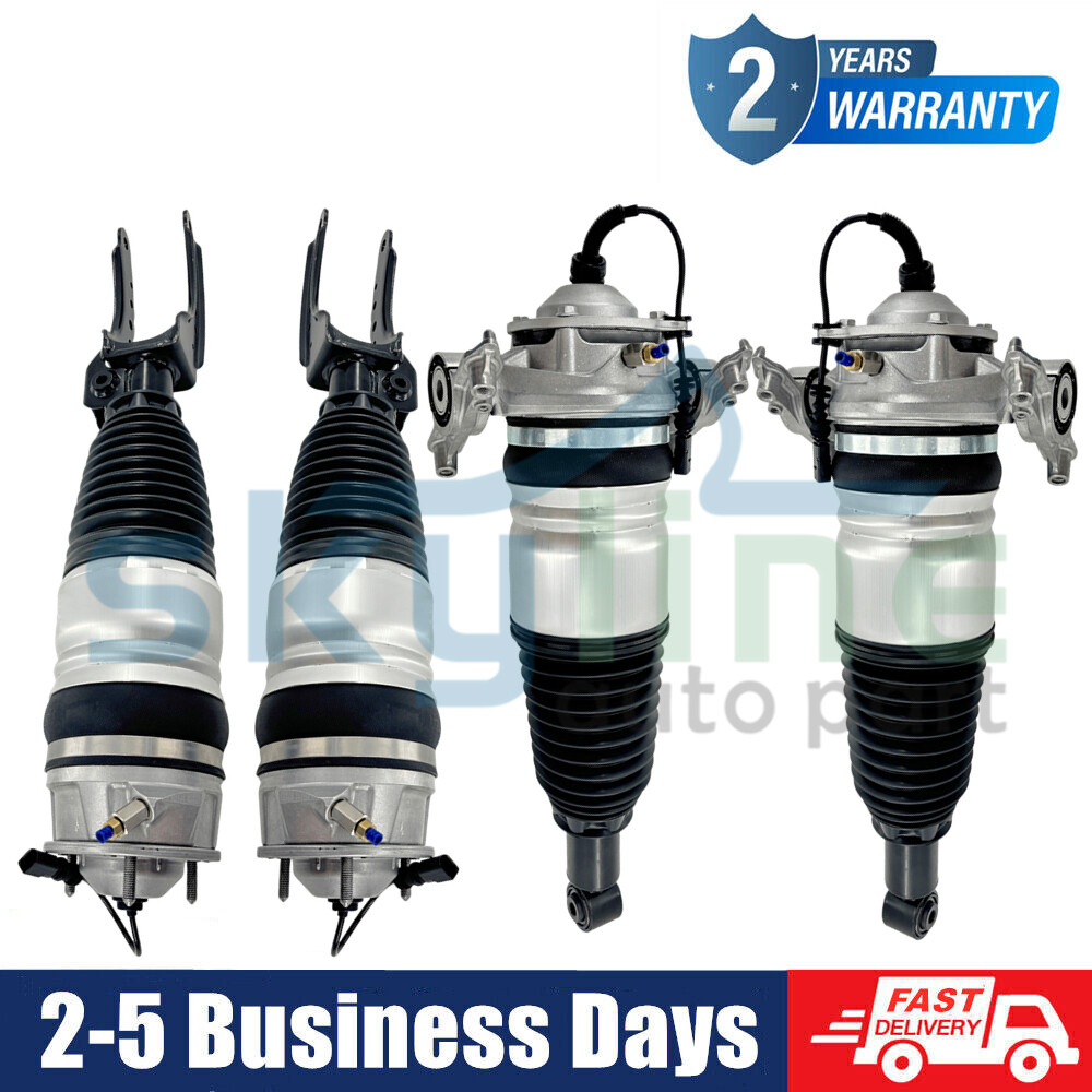 Full Set Front & Rear Air Suspension Struts Fit Porsche Cayenne II 92A 958 11-18