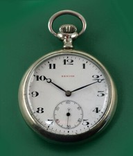 Vintage 1916 ZENITH Pocket Watch need service, sold ASIS