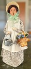New Listing2004 Byers Choice Carolers Woman Gardener Flower Basket Watering Can Pot Caroler