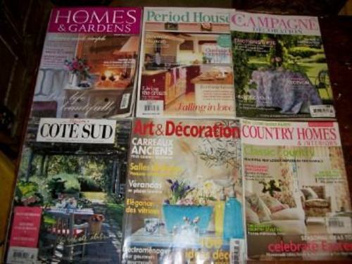 BACK ISSUES MAGAZINES FRENCH BRITISH DECORATING ANTIQUES LOT 255 COLLECTION - Picture 2 of 2