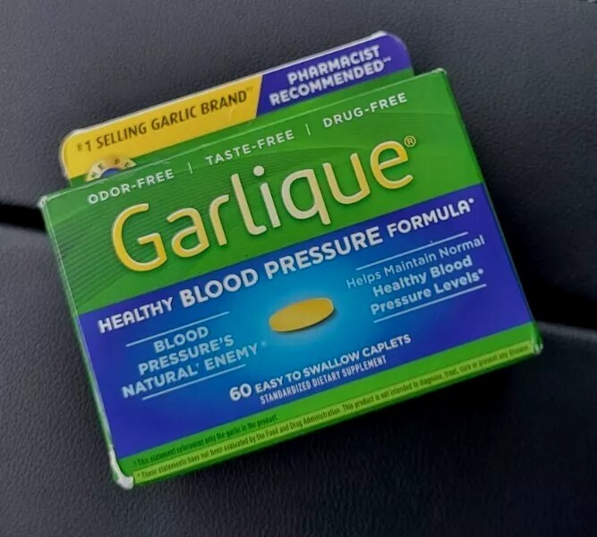Garlique Healthy BLOOD Pressure Supplement Odor Free Garlic1800 Mcg Allicin 60Ct eBay