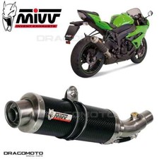 Scarico KAWASAKI ZX-6 R 2009 2010 MIVV Gp Carbonio