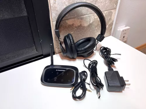 Avantree BTHT-5009-BLK Wireless Bluetooth Headphones - Black