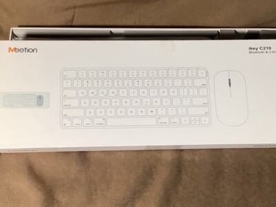 MEETION iKey C210 Wireless Bluetooth Keyboard and Mouse 