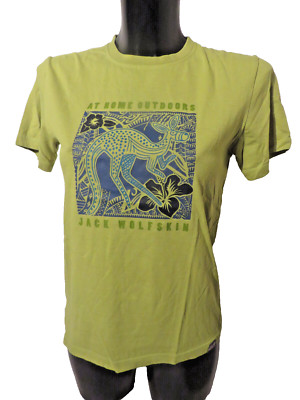 JACK WOLFSKIN ° cooles T-Shirt Gr. 152 grün Kinder Kleidung Trikot Sportshirt