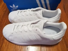 Adidas Superstar Bounce BY1589 white sneakers Big Kid Size 6