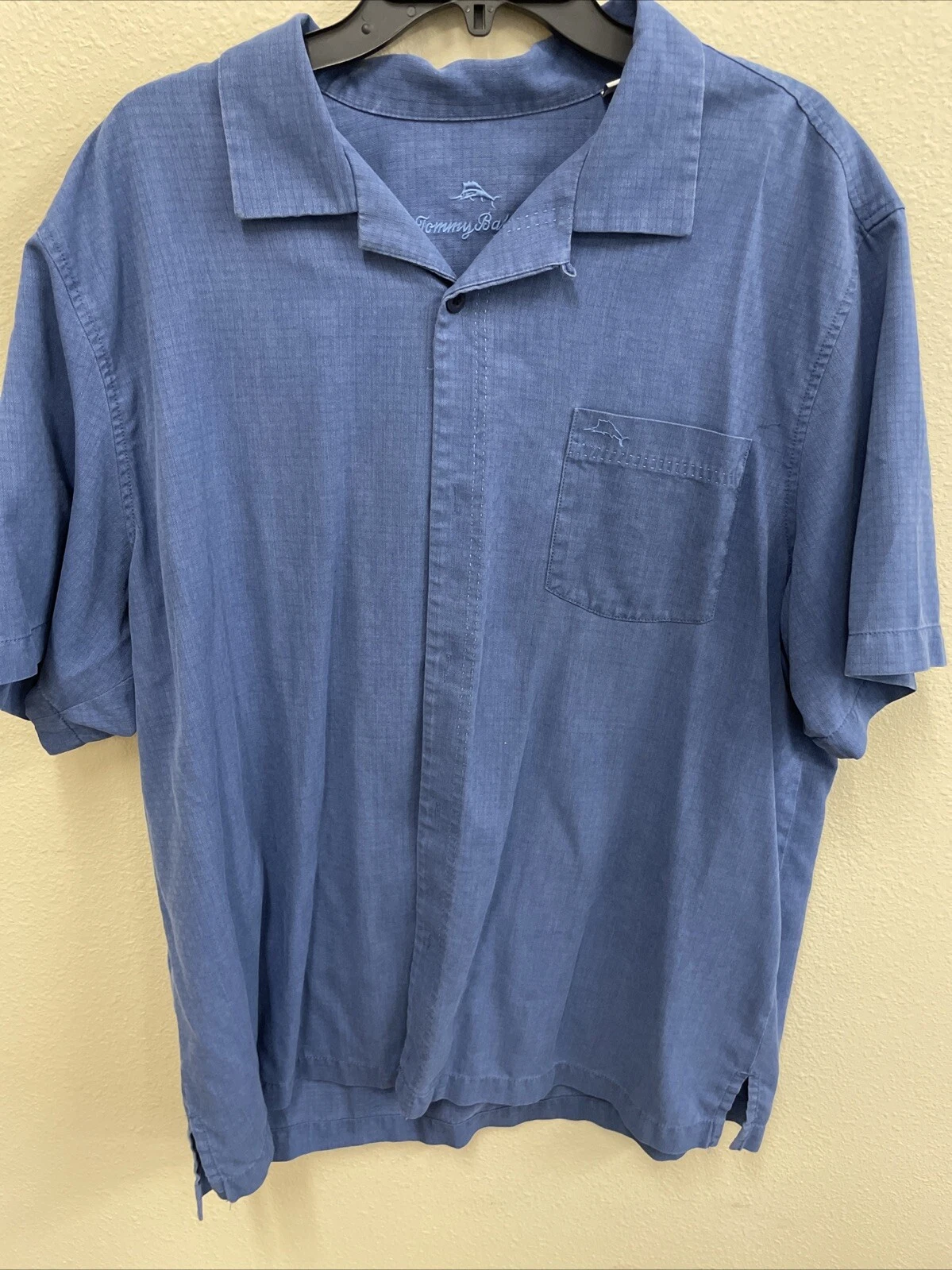 Tommy Bahama XL Camp Shirt Blue