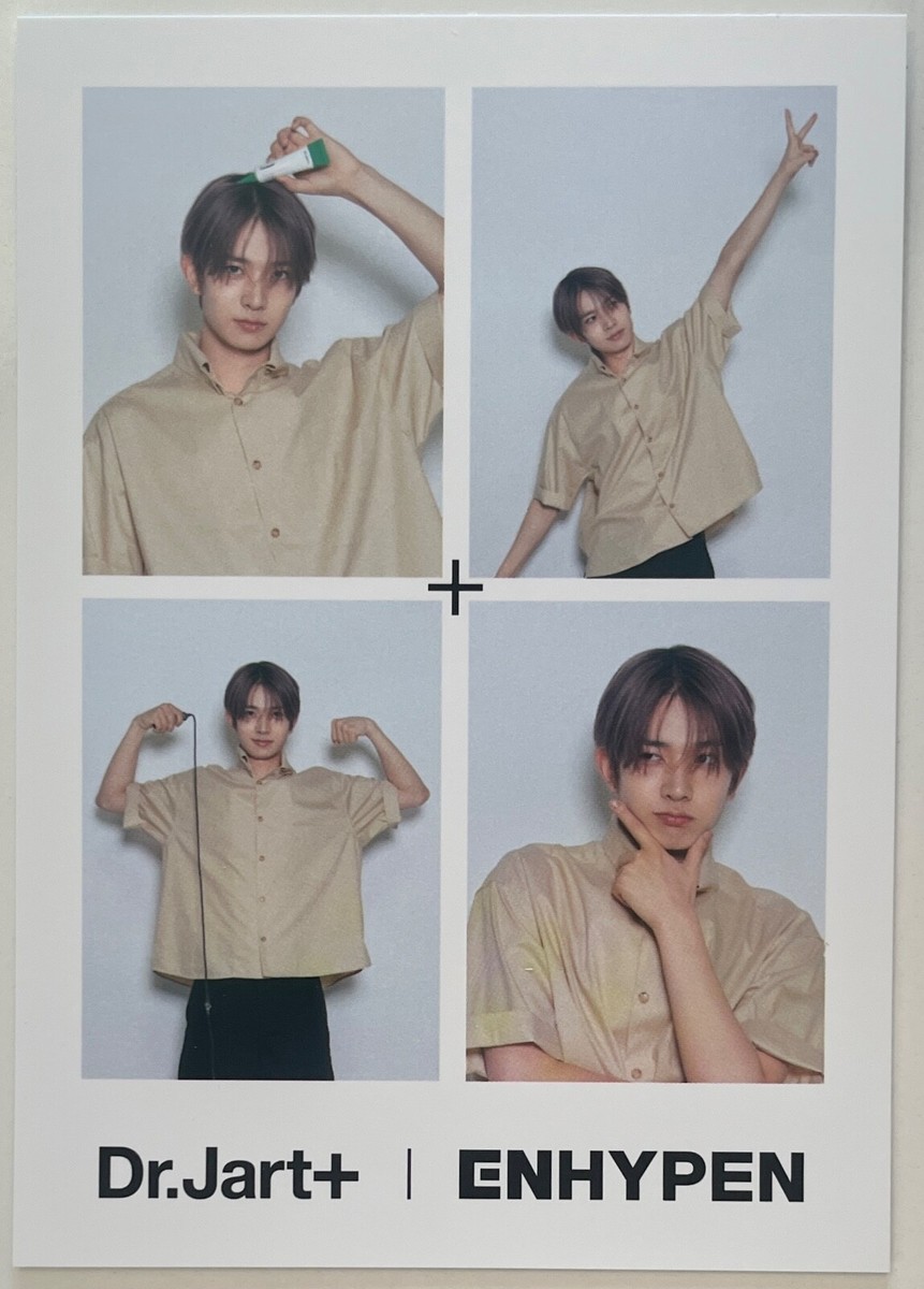 ENHYPEN x Dr.Jart+ Official 4-Cut Photo Photocard Jungwon Sunghoon