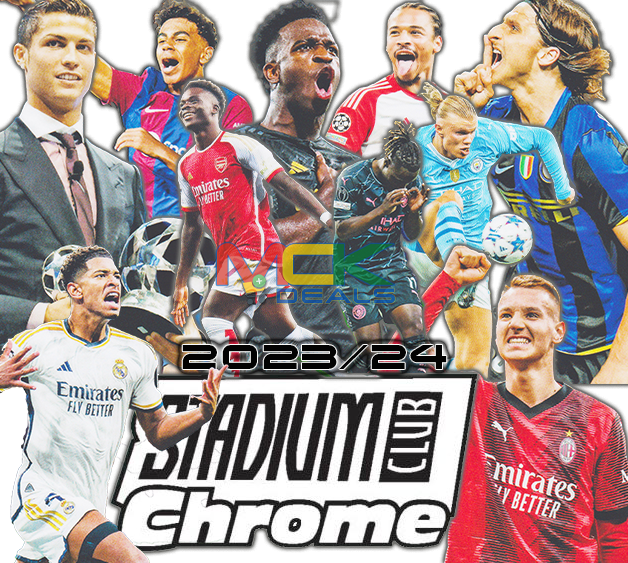 2023-24 Topps Stadium Club Chrome UEFA Champions League Soccer Cards Choose Your Players