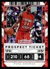 2020-21 Contenders Draft Picks Red Cracked Ice Ticket Paul George #/23 (r162622)