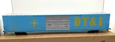 HO ATHEARN 1978 86 HI CUBE 4DR BOXCAR DETROIT TOLEDO & IRONTON DT&I BUILT NO BOX