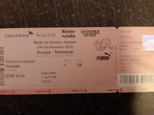 Ticket  Schweiz - Moldawien  01.04.2009