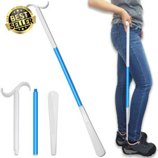 35.5" Long Handled Shoe Horn & Dressing Stick – Sock Remover Aid for Seniors