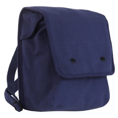 Rothco Canvas Map Case Shoulder Bag - Navy Blue Shoulder Bag, Everyday Carry Bag