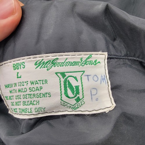 Vintage goodman & sons Jacket boys Size large Windbreaker Giants Baseball - Picture 7 of 9