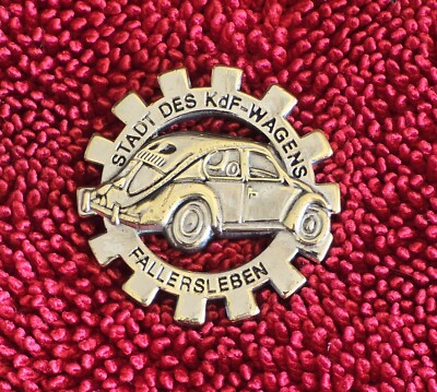 Stadt Des Kdf-wagens Fallersleben “Volkswagen” Lapel Pin Germany