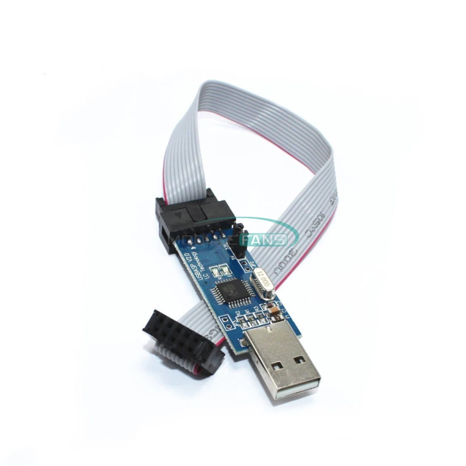 AVR JTAG USB Emulator Debugger Download JTAG AVR Programmer Atmega 10Pin Kabel - Bild 2 von 4