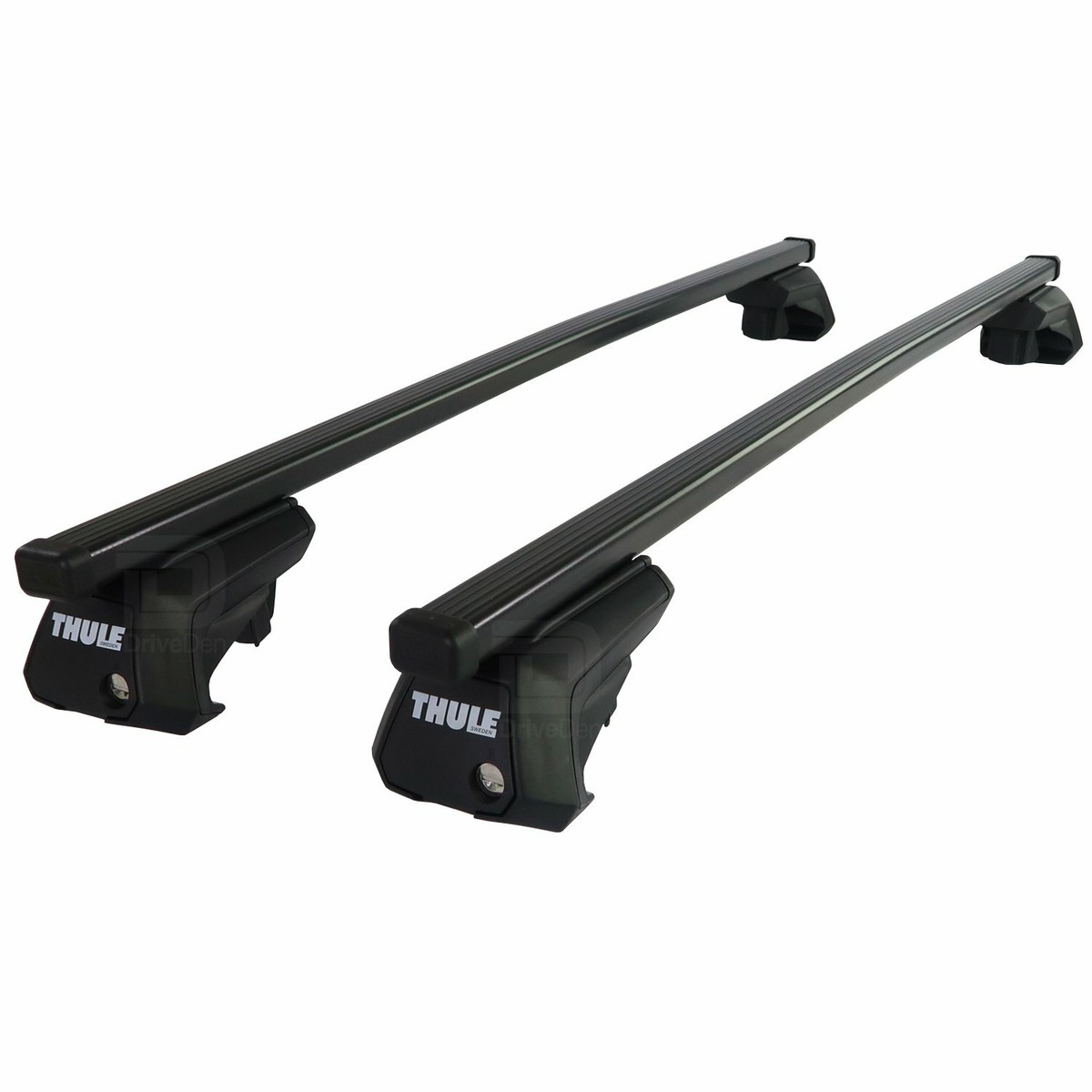 Thule Steel SquareBar Evo Roof Bars fit Ford Ranger Double Cab 11
