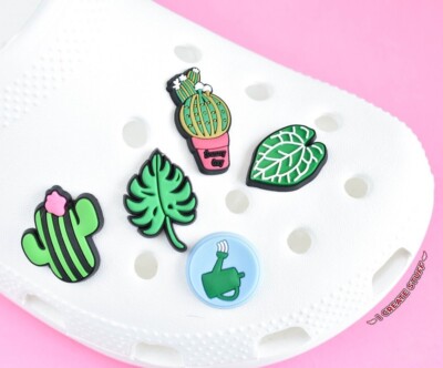 Houseplant for Crocs Shoe Charm Monstera Succulent Cactus | eBay UK