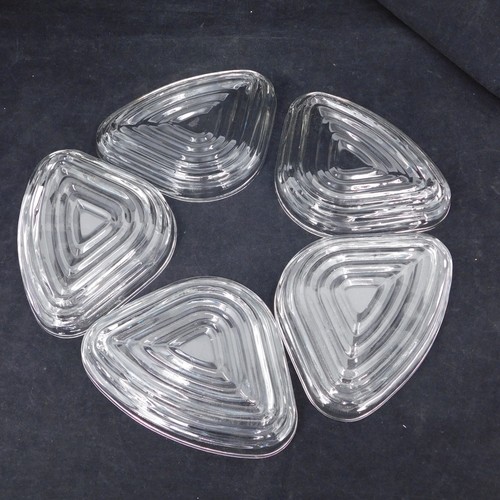 Anchor Hocking Manhattan Clear Relish Serving Tray 5 Insert Bowls Chip Dip - Picture 7 of 7