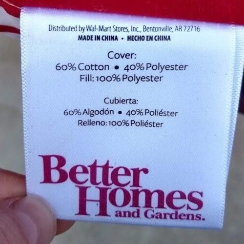 Подушка с патриотическим акцентом для лучших домов и садов красно-бело-синяя 17x17 Америка - Изображение 4 из 4