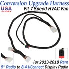 Conversion Upgrade Harness For 2013-2018 Ram 7 Speed 8.4''UConnect Display Radio