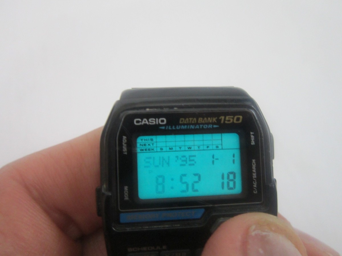 CASIO DATA BANK 150 ILLUMINATOR 腕時計 CASIO - CASIO DATA BANK 150 ILLUMINATOR 腕時計の通販 by