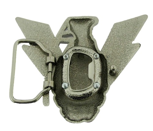 Men Women Belt Buckle Halloween Costume Vintage Silver Metal Fashion Western - Picture 15 of 36