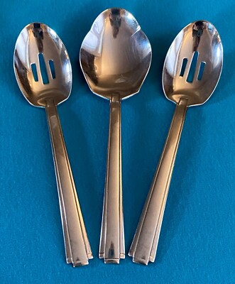Oneida ETAGE 2 Pierced Serving Spoons & Casserole Stainless Flatware Silverware