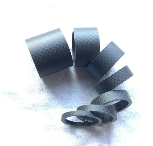 Ahead Vorbau Spacer Distanzscheiben Set1 1/8" 3/5/8/10/15/20/30 mm Karbon Matt - Afbeelding 1 van 7