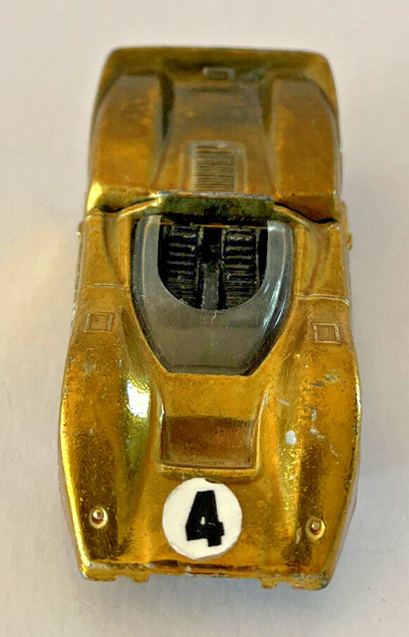Hot Wheels 1968 Redline Gold McLaren M6A fundido a presión ¡Bonito!, (B233) RL679 Foto 3 de 4