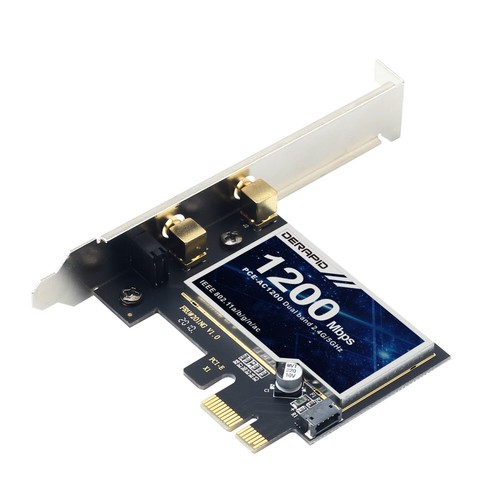 Tarjeta inalámbrica PCI-E Adaptador de red WiFi Bluetooth de doble banda de escritorio para Windows - Imagen 8 de 10