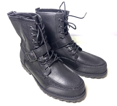 Polo Ralph Lauren Weybrook Boots Men's Size US 9.5 D, Black