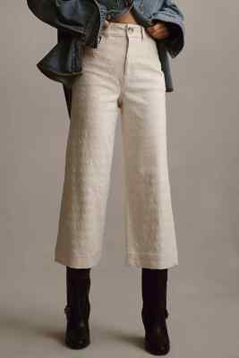 Anthropologie Pilcro The Skipper Wide Leg Jeans Women's 25 Petite Cavo Wash $168
