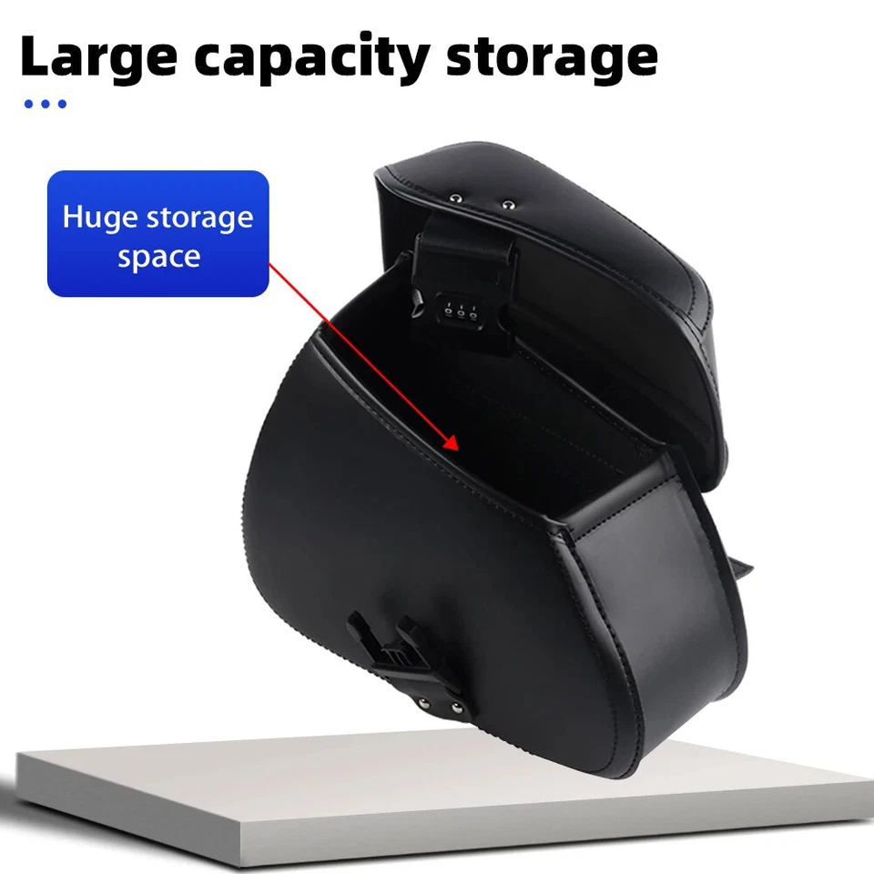 Saddle Bag Luggage Side Bag Tool Storage Bags For Kawasaki Vulcan VN 650 - 2000 Foto 4 de 4