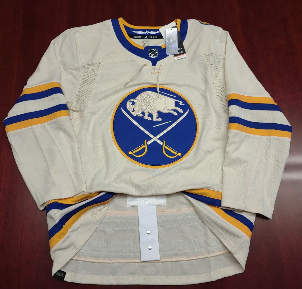 Buffalo Sabres 2022 NHL Heritage Classic Adidas Pro Jersey 52