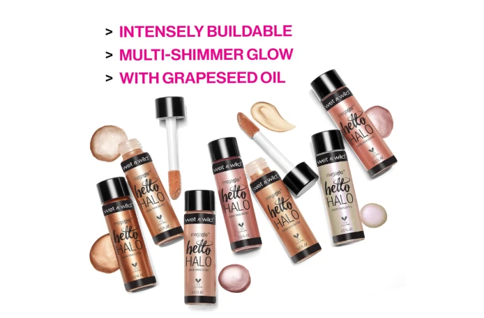 wet n wild MegaGlo Hello Halo Liquid Highlighter Makeup - Shimmer - Image 2 of 4