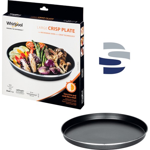 PIATTO CRISP ORIGINALE WHIRLPOOL BASE 30,5cm BORDO 32cm AVM305 | eBay