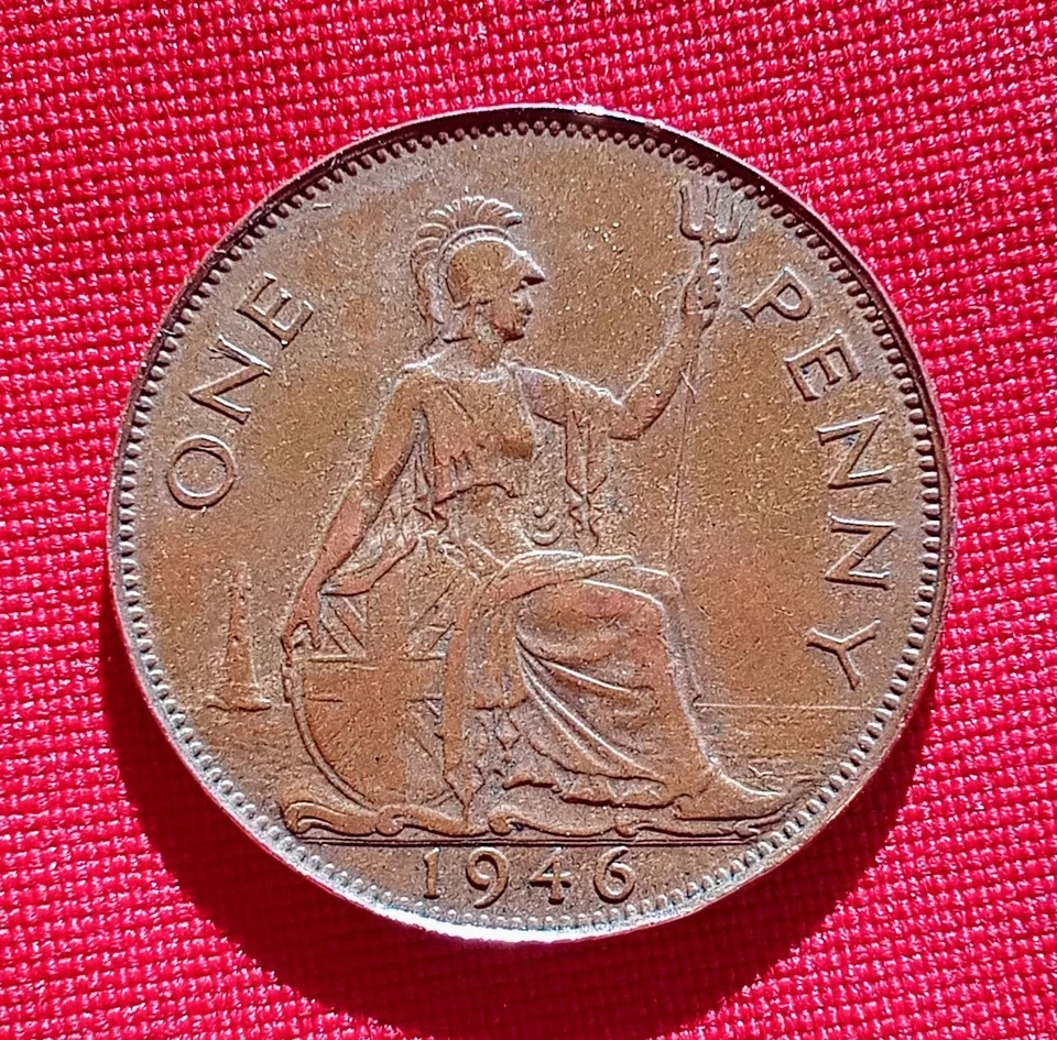 1946 Британский большой пенни в состоянии MS. - Изображение 4 из 4