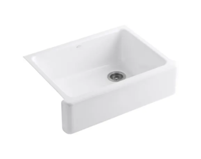 #ad NEW Kohler K 6487 0 #L41 Whitehaven 29 11 16quot; Self Trimming Farmhouse Single Bas $922.68