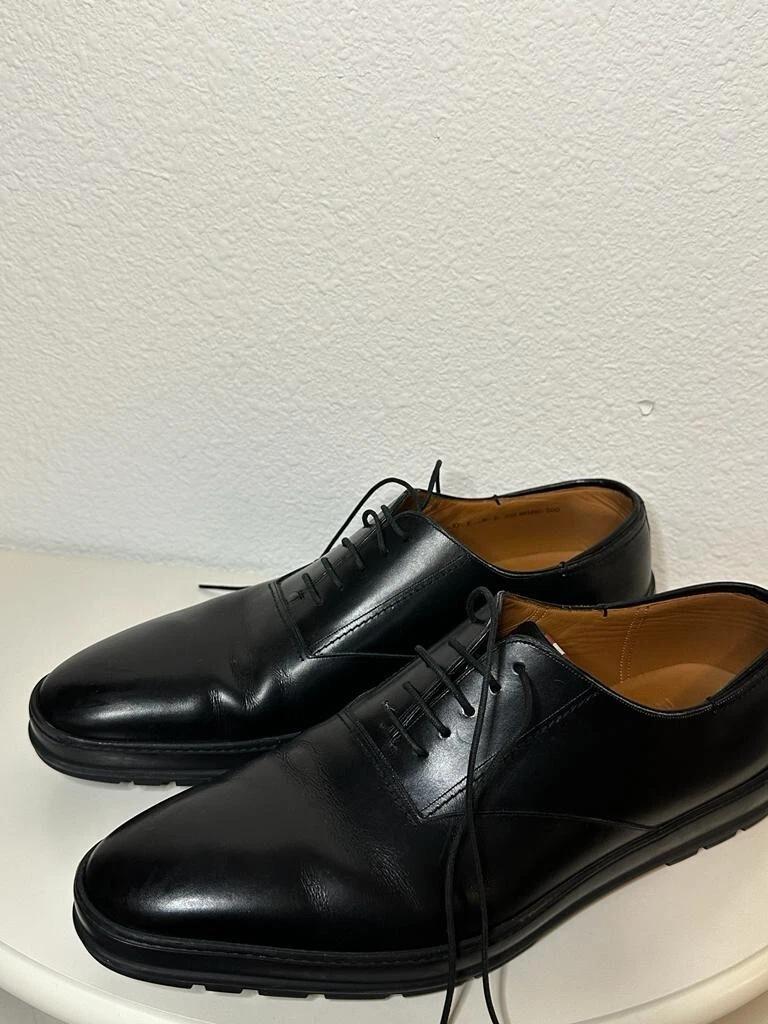 Bally Men’s Renno Shaded Leather Lace Up Black Dress Shoe Size 11.5